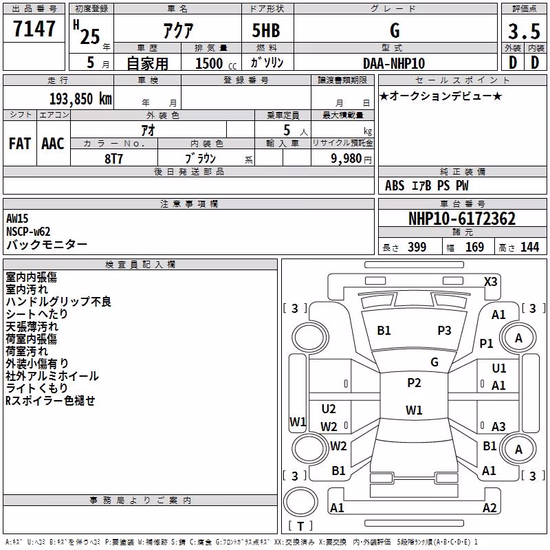 TOYOTA AQUA