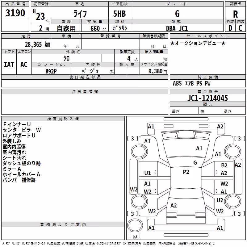 HONDA LIFE