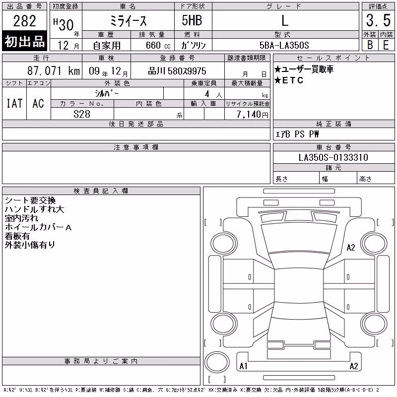 DAIHATSU MIRA E:S