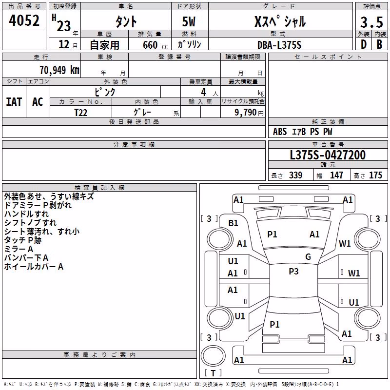 DAIHATSU TANTO