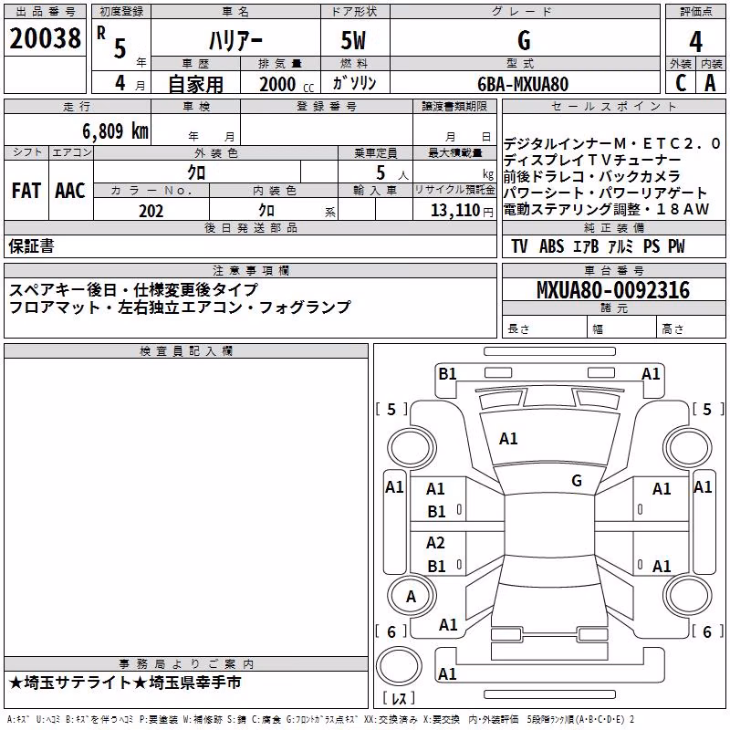 TOYOTA HARRIER