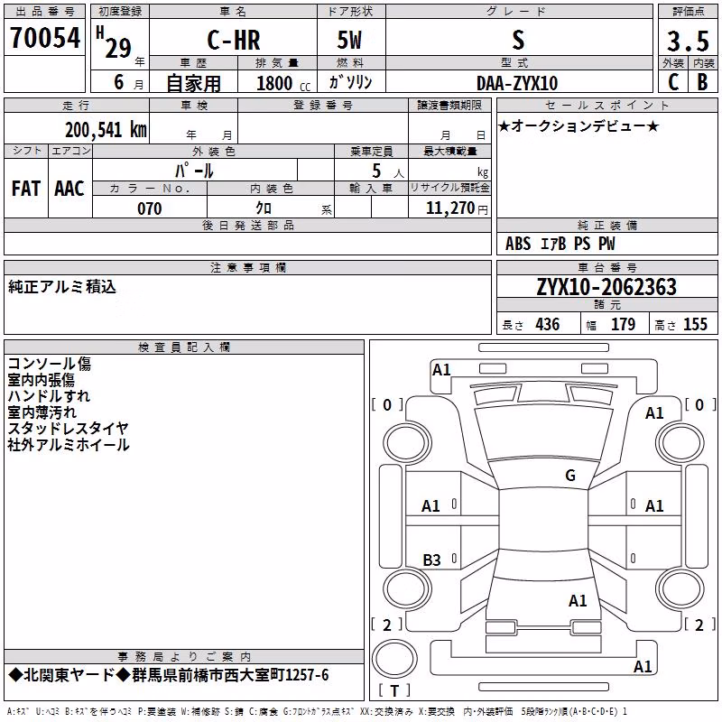 TOYOTA C-HR