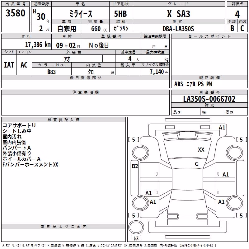 DAIHATSU MIRA E:S