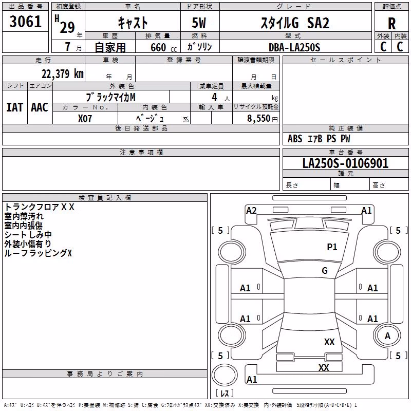DAIHATSU CAST