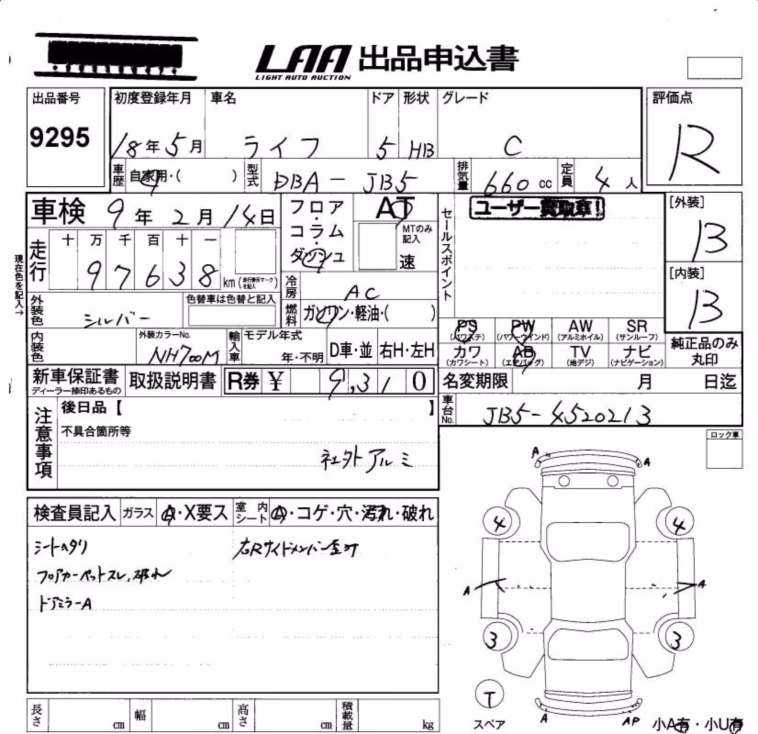 HONDA LIFE