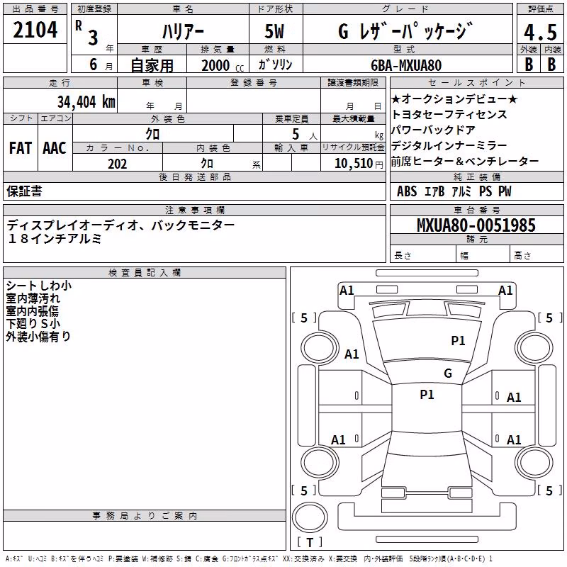 TOYOTA HARRIER