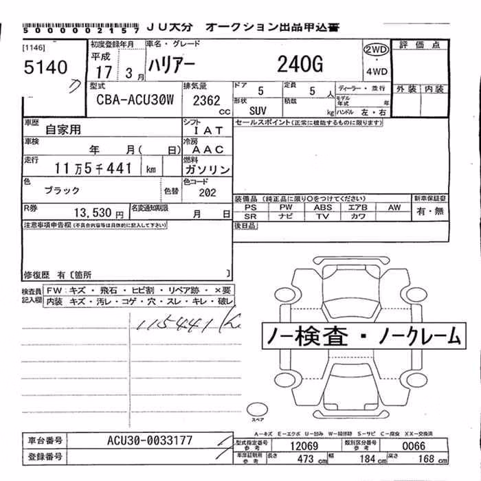 TOYOTA HARRIER