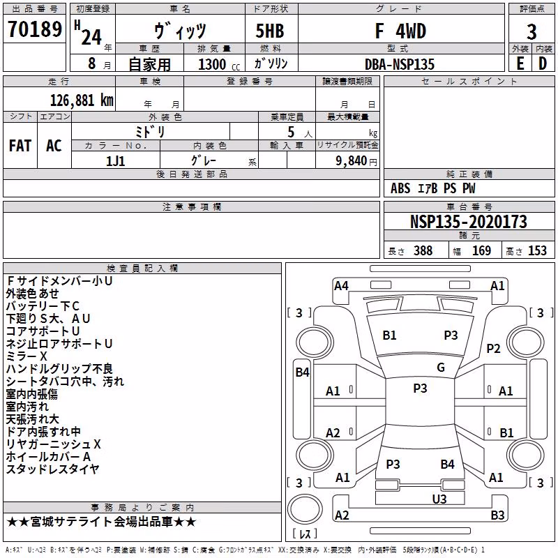 TOYOTA VITZ
