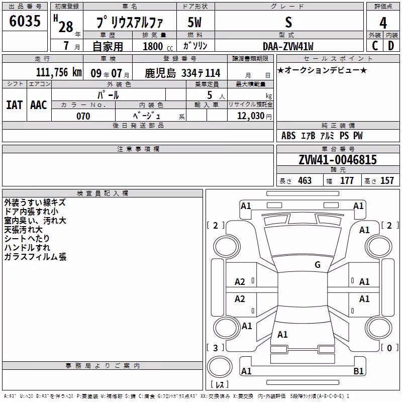 TOYOTA PRIUS ALPHA