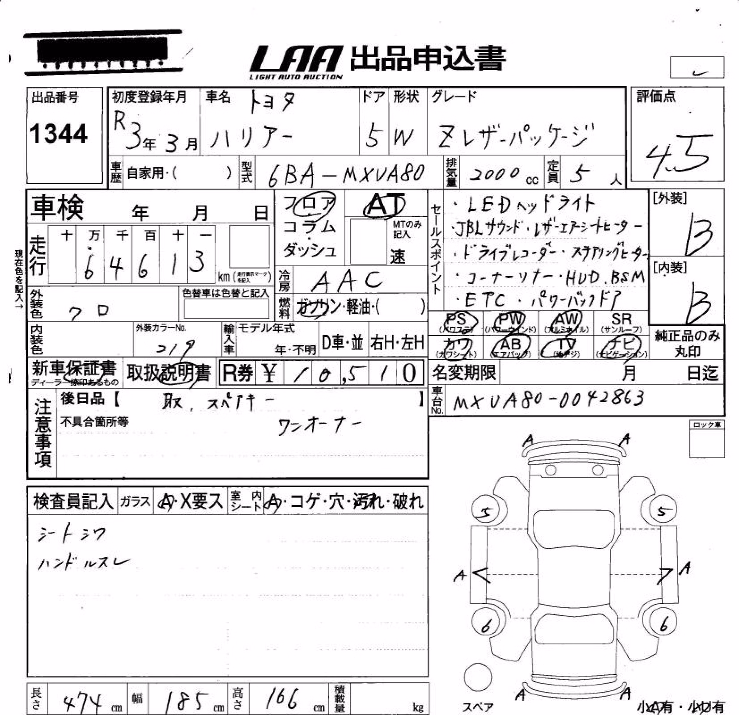TOYOTA HARRIER