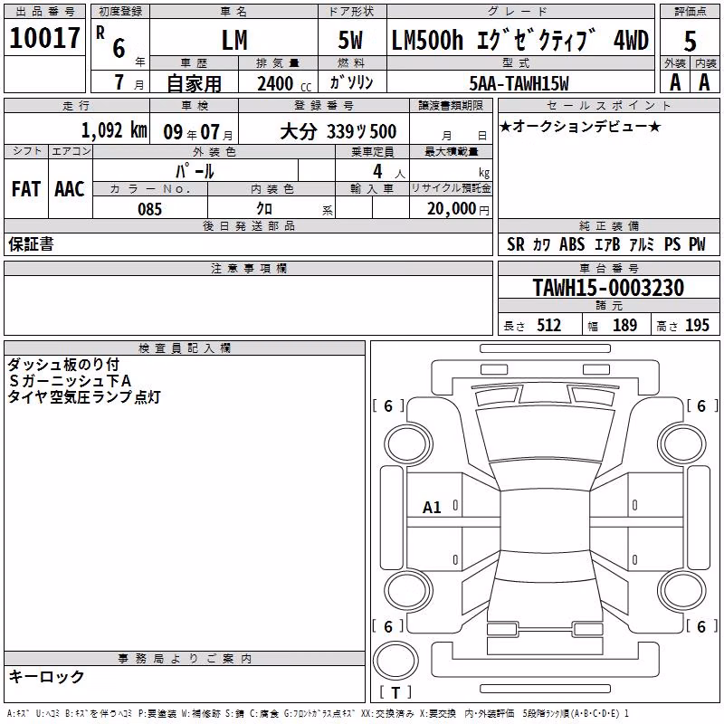 LEXUS LM500H