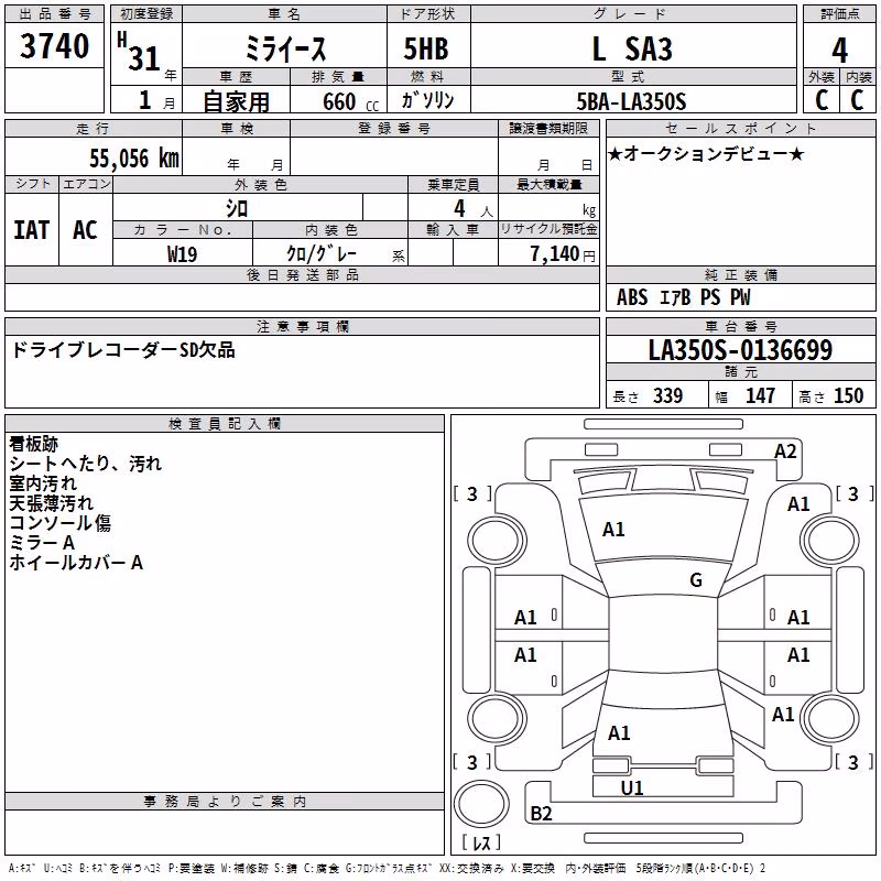 DAIHATSU MIRA E:S