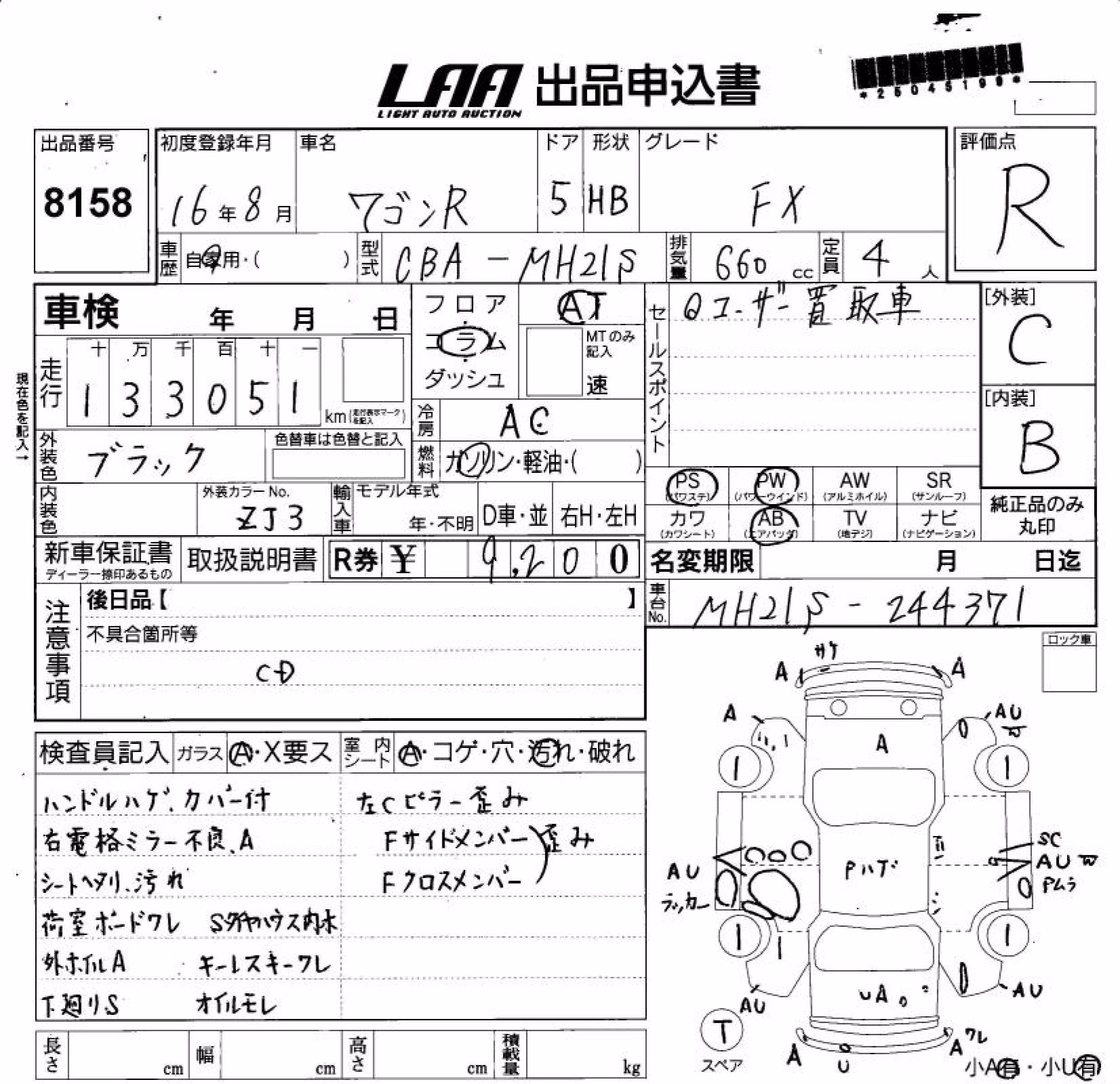 SUZUKI WAGON R