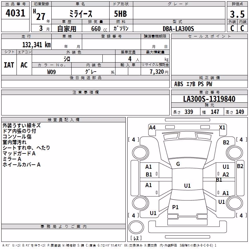 DAIHATSU MIRA E:S