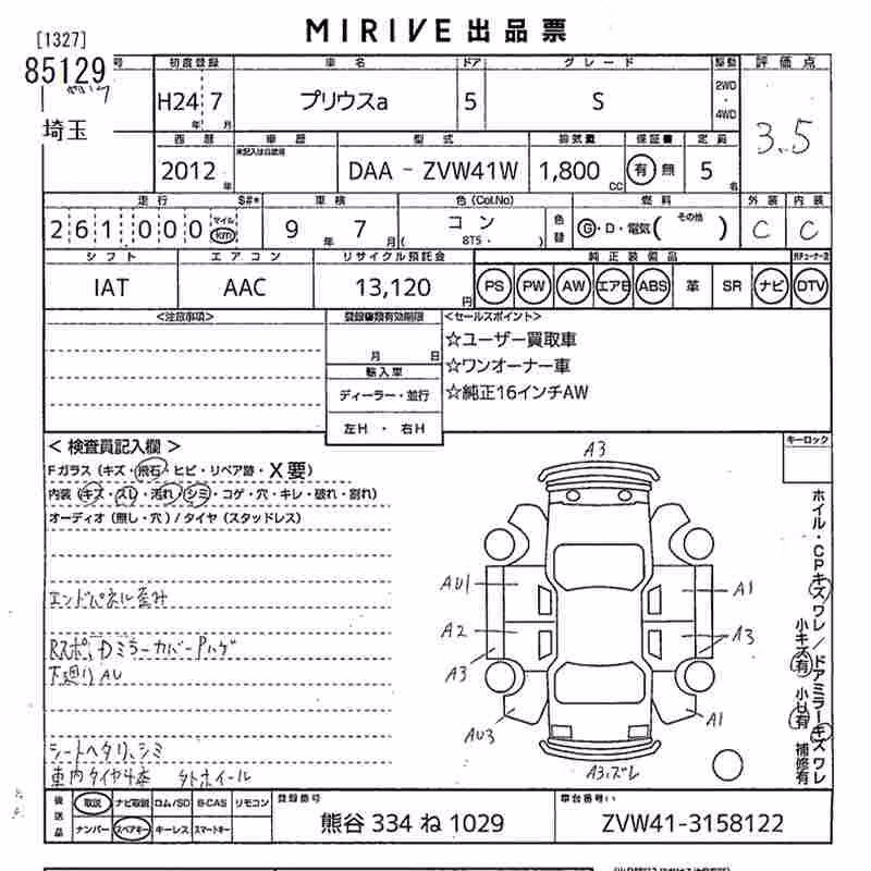 TOYOTA PRIUS ALPHA