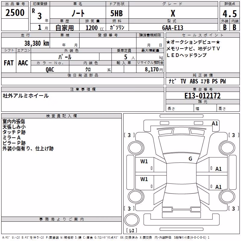 NISSAN NOTE