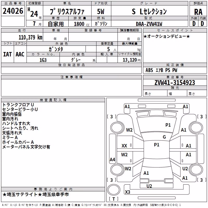 TOYOTA PRIUS ALPHA