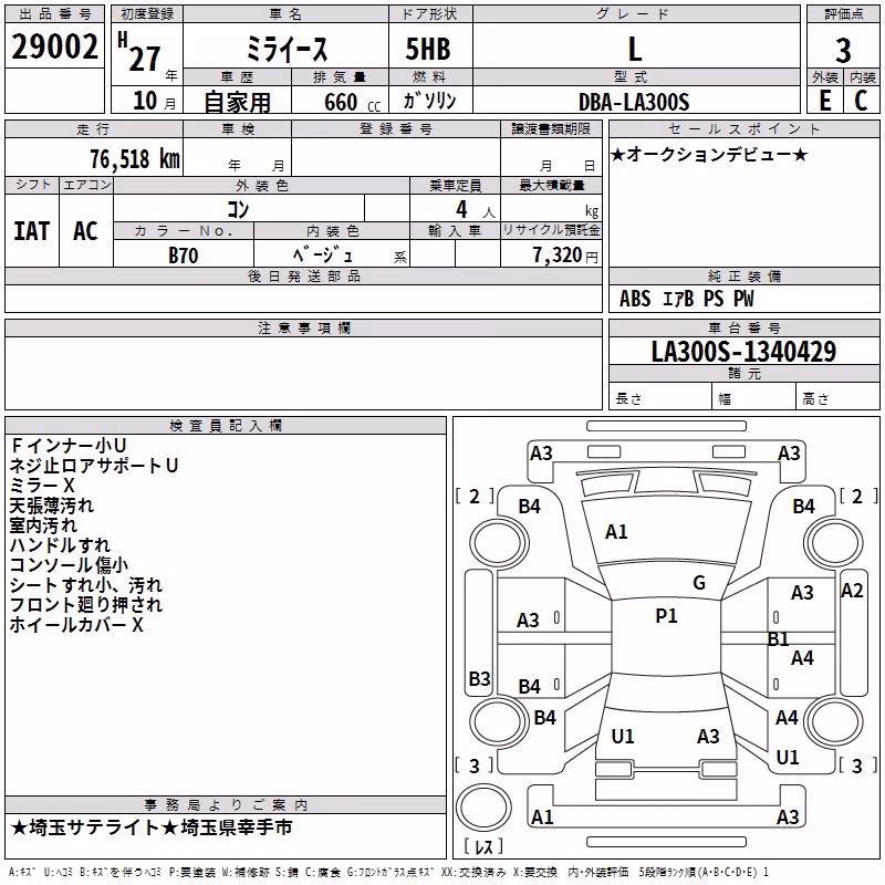DAIHATSU MIRA E:S