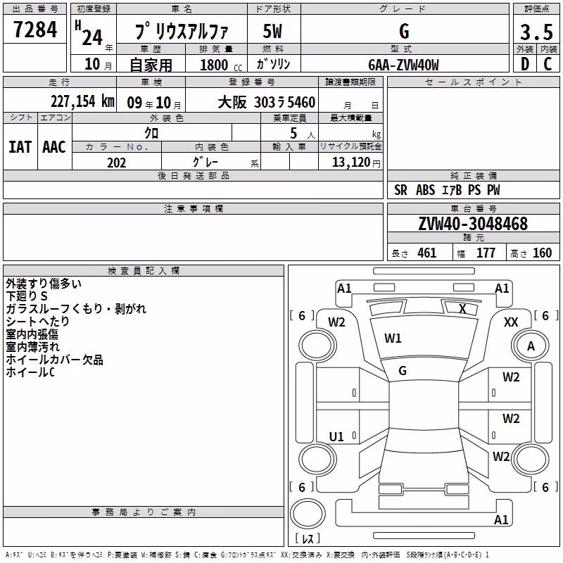 TOYOTA PRIUS ALPHA