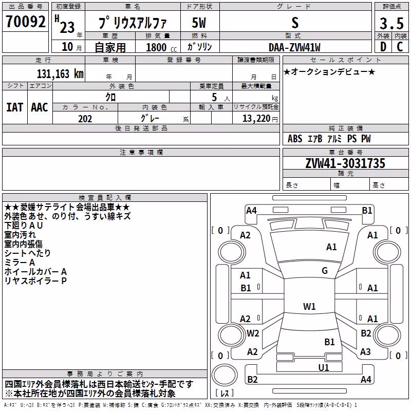TOYOTA PRIUS ALPHA