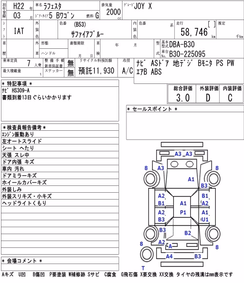 NISSAN LAFESTA