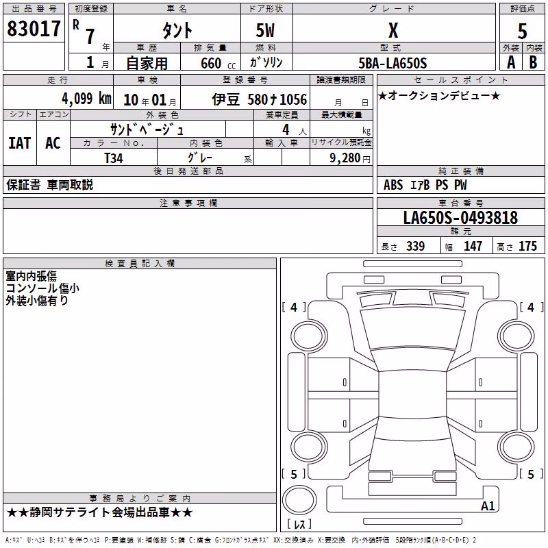 DAIHATSU TANTO