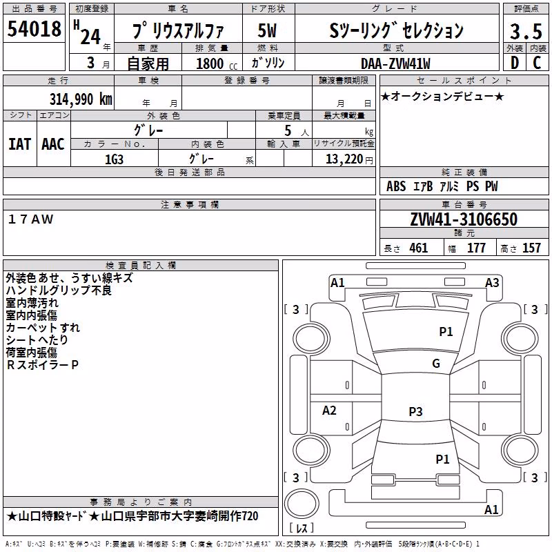 TOYOTA PRIUS ALPHA