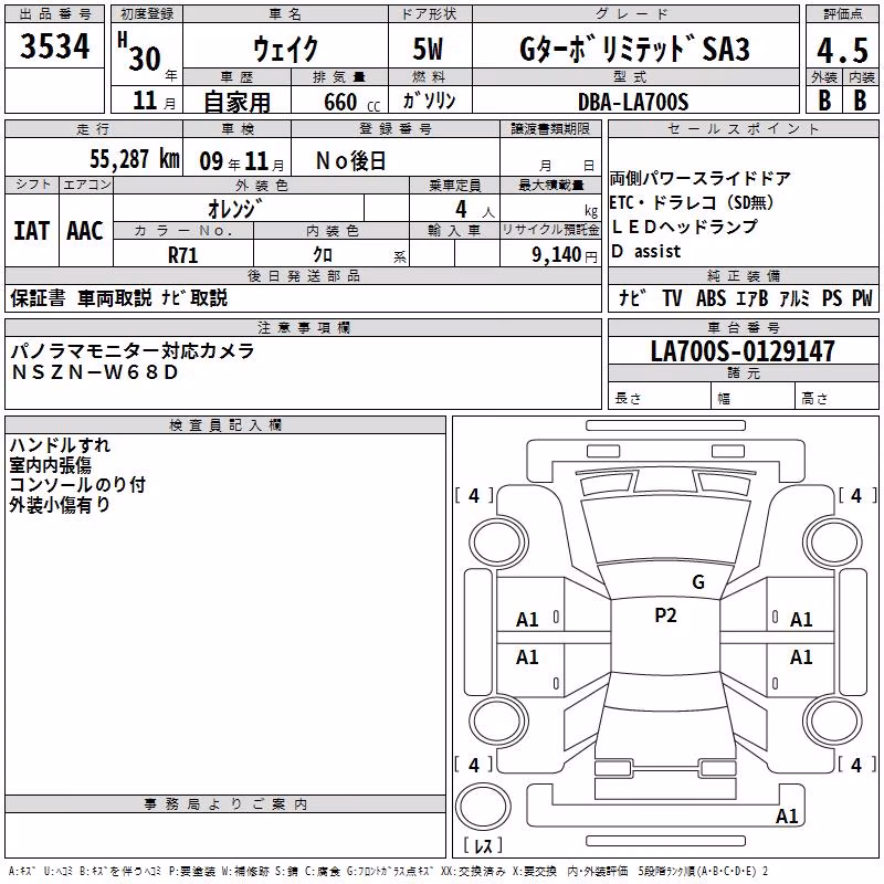 DAIHATSU WAKE