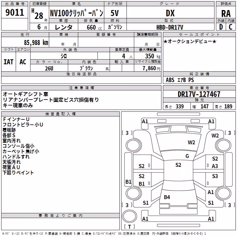 NISSAN NV100 CLIPPER