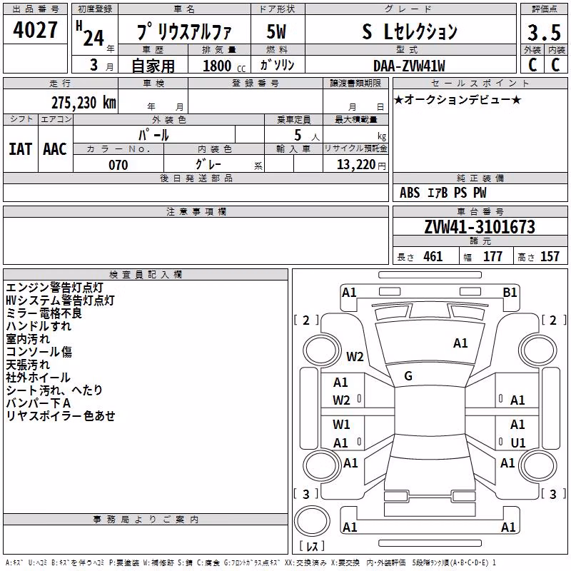 TOYOTA PRIUS ALPHA