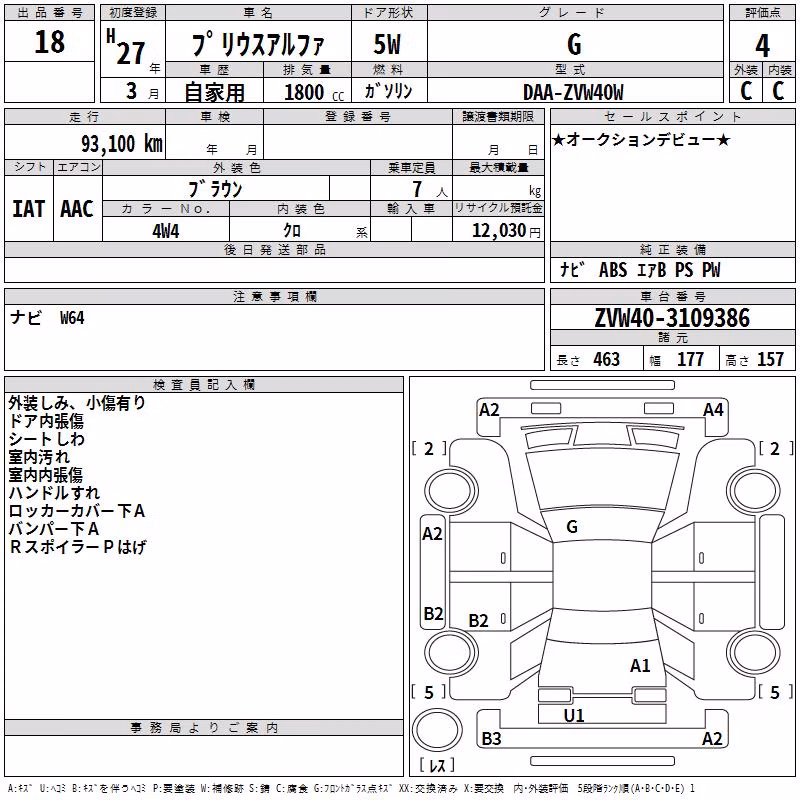 TOYOTA PRIUS ALPHA