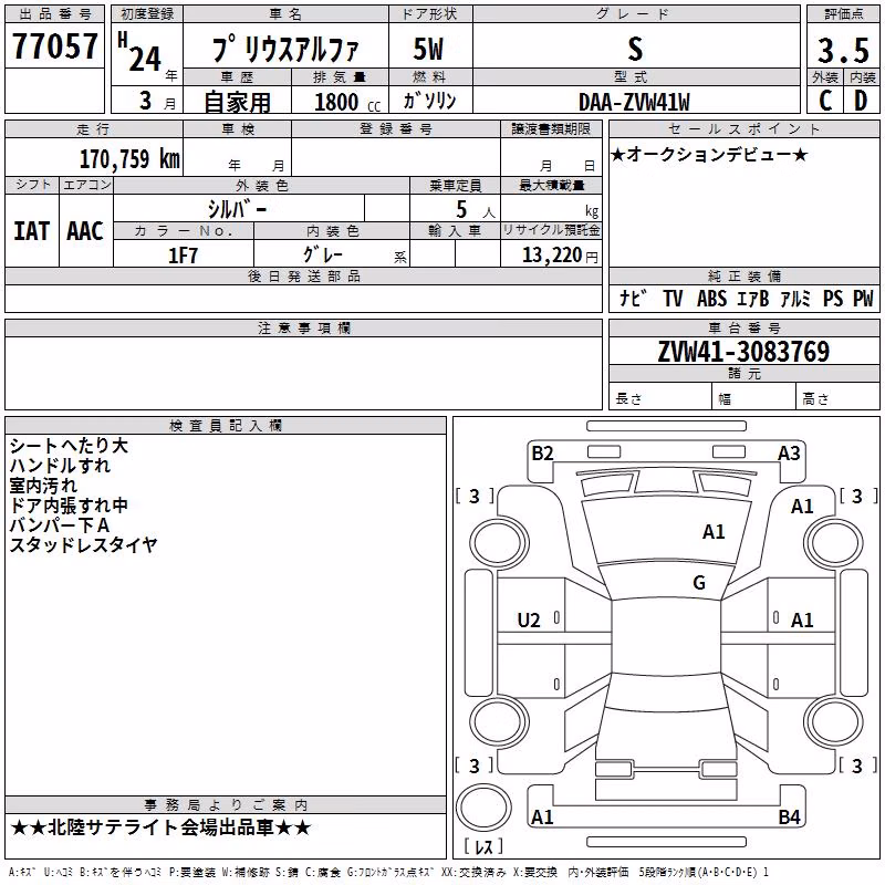 TOYOTA PRIUS ALPHA
