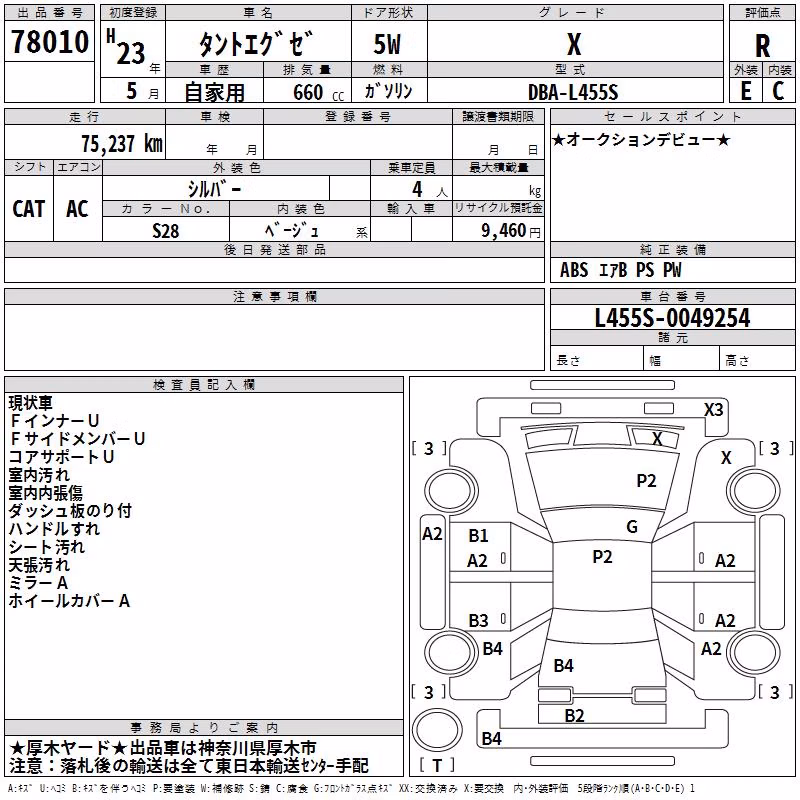 DAIHATSU TANTO EXE