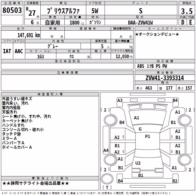 TOYOTA PRIUS ALPHA