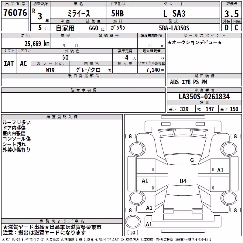 DAIHATSU MIRA E:S