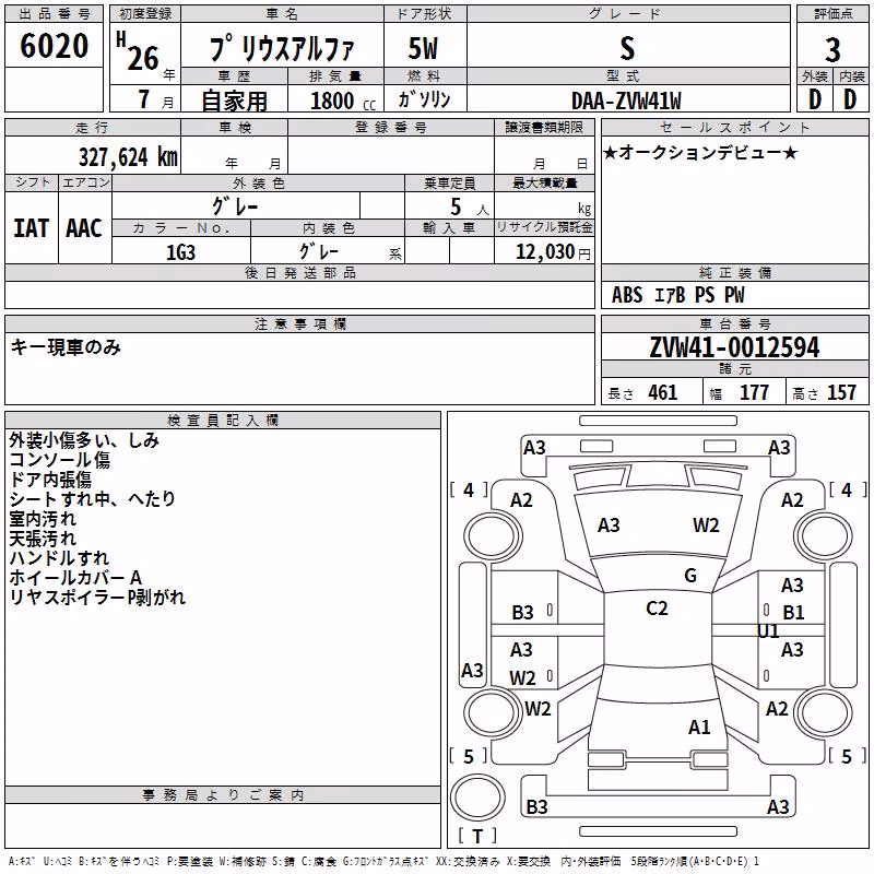 TOYOTA PRIUS ALPHA