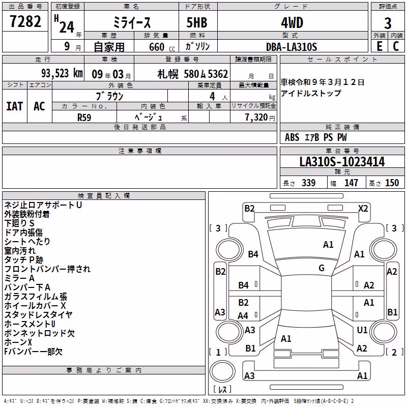 DAIHATSU MIRA E:S