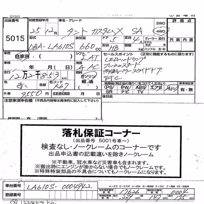 DAIHATSU TANTO