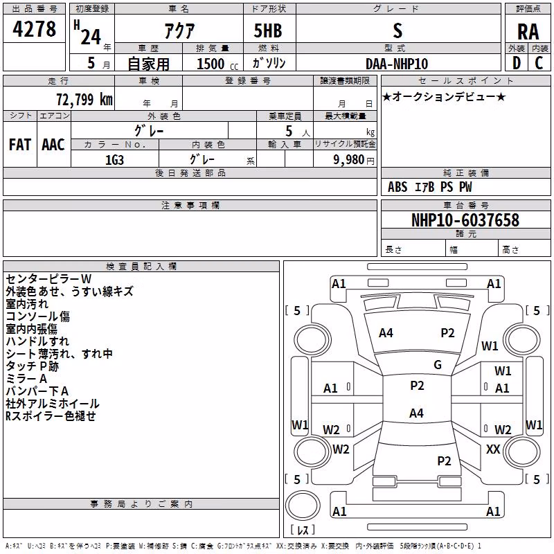 TOYOTA AQUA
