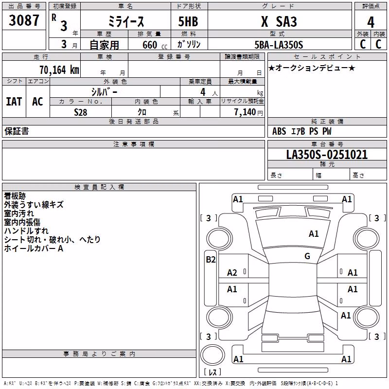 DAIHATSU MIRA E:S