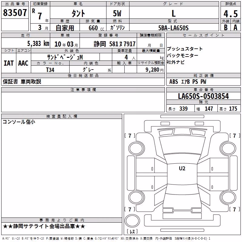 DAIHATSU TANTO