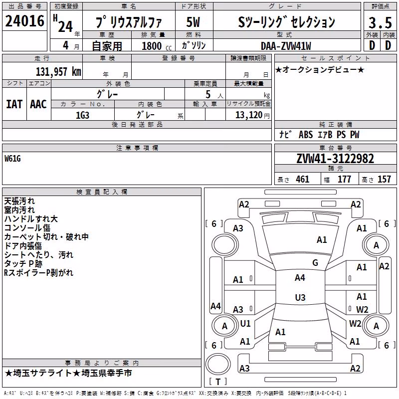 TOYOTA PRIUS ALPHA