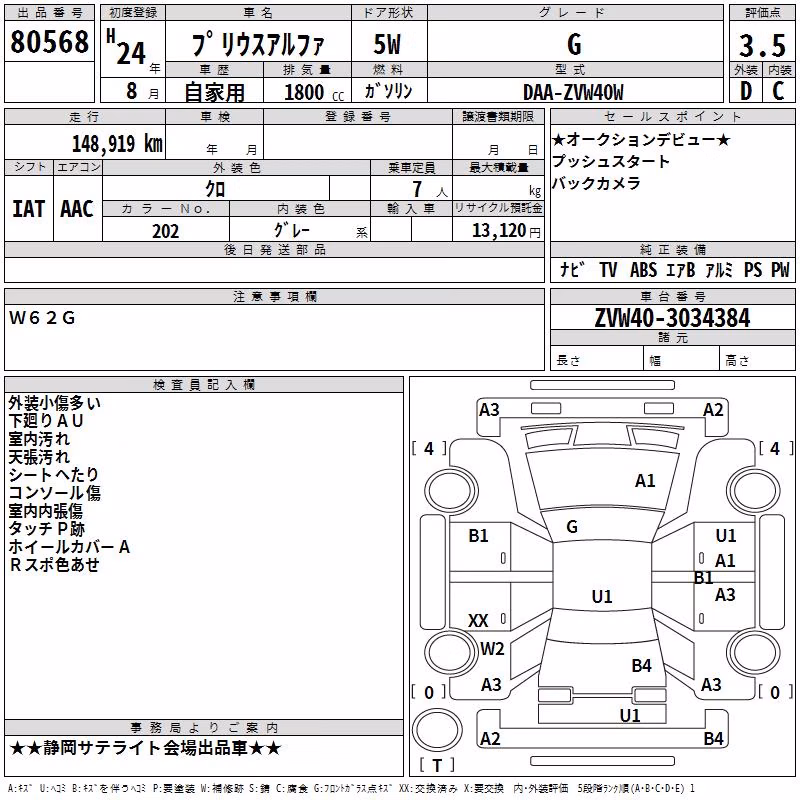 TOYOTA PRIUS ALPHA