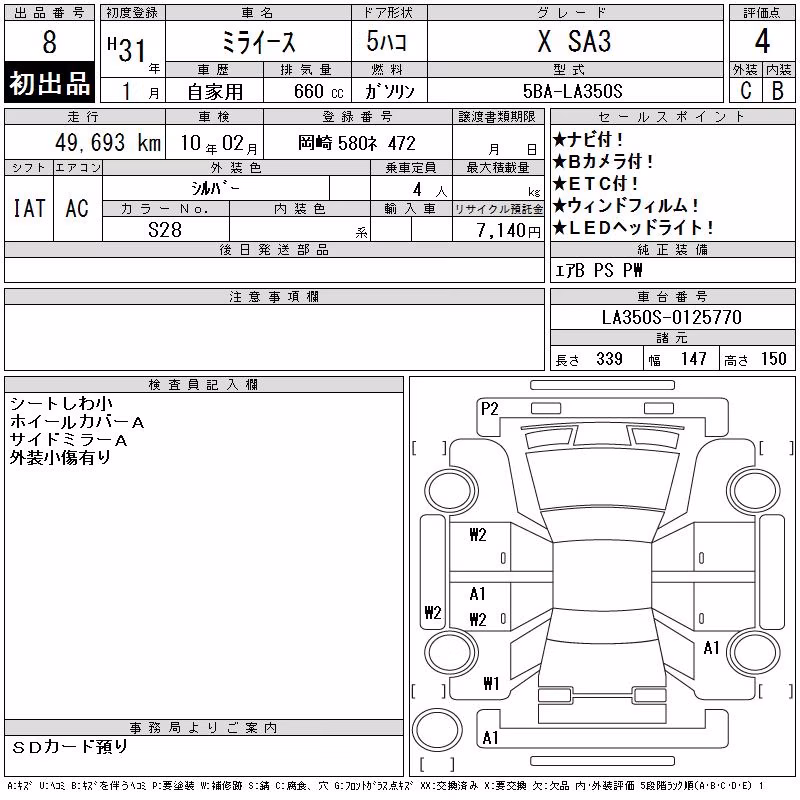 DAIHATSU MIRA E:S