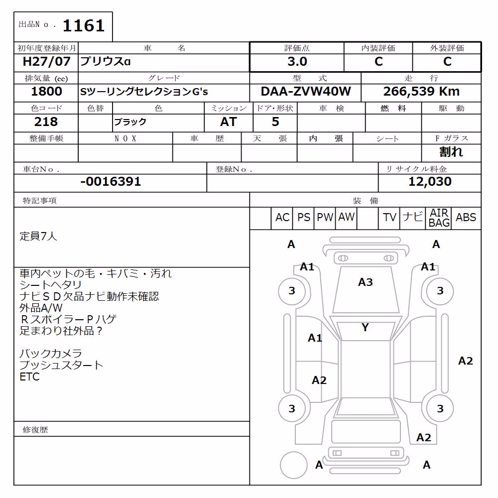 TOYOTA PRIUS ALPHA