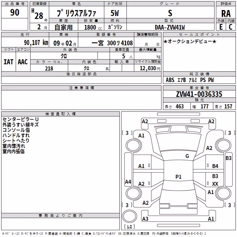 TOYOTA PRIUS ALPHA