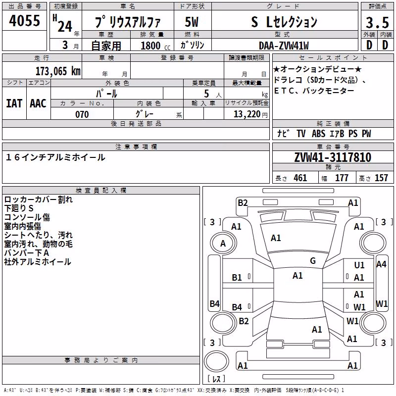 TOYOTA PRIUS ALPHA