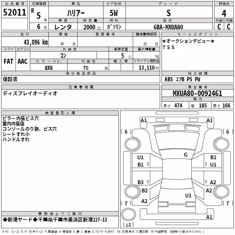 TOYOTA HARRIER