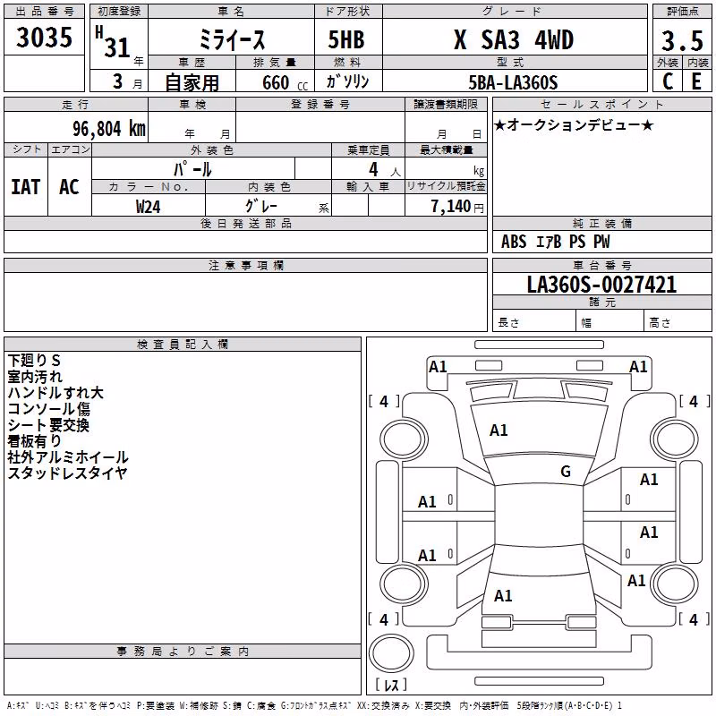 DAIHATSU MIRA E:S
