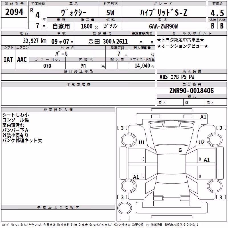 TOYOTA VOXY